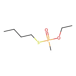 1-[Ethoxy(methyl)phosphoryl]sulfanylbutane structure