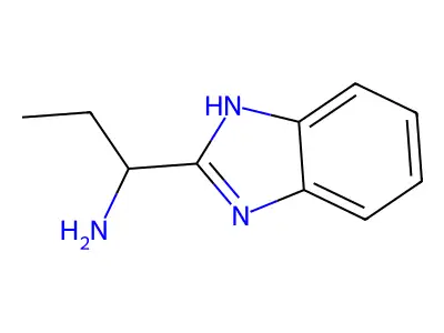 1-(1H-1,3-benzodiazol-2-yl)propan-1-amine structure