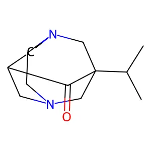 1-iso-Propyl-3,6-diazahomoadamantan-9-one structure
