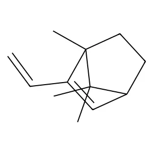1,7,7-Trimethyl-2-vinylbicyclo[2.2.1]hept-2-ene structure