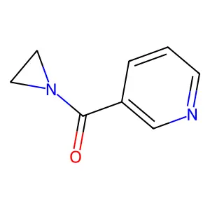 Pyridine, 3-(1-aziridinylcarbonyl)- structure
