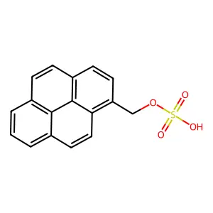 1-Sulfooxymethylpyrene structure