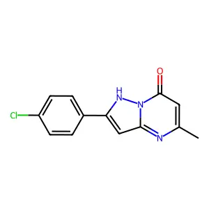 2-(4-Chlorophenyl)-5-methylpyrazolo[1,5-a]pyrimidin-7-ol structure