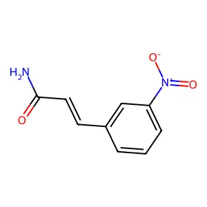 (E)-3-(3-硝基苯基)丙烯酰胺 structure