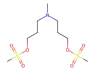 3,3'-(甲亚氨基)二-1-丙醇二甲磺酸盐 structure
