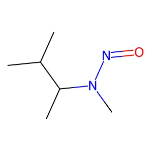 N-methyl-N-(3-methylbutan-2-yl)nitrous amide structure