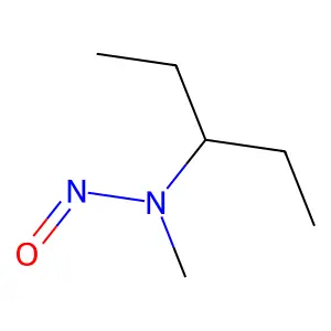 3-Pentanamine, N-methyl-N-nitroso- structure