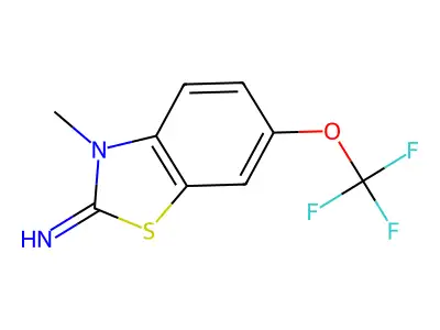 2(3H)-Benzothiazolimine, 3-methyl-6-(trifluoromethoxy)- structure