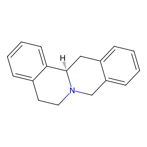 Berbine, (+)- structure