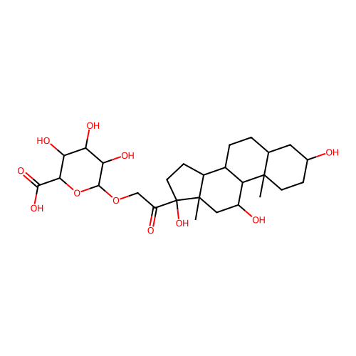 allo-Tetrahydrocortisol 21-Glucuronide structure