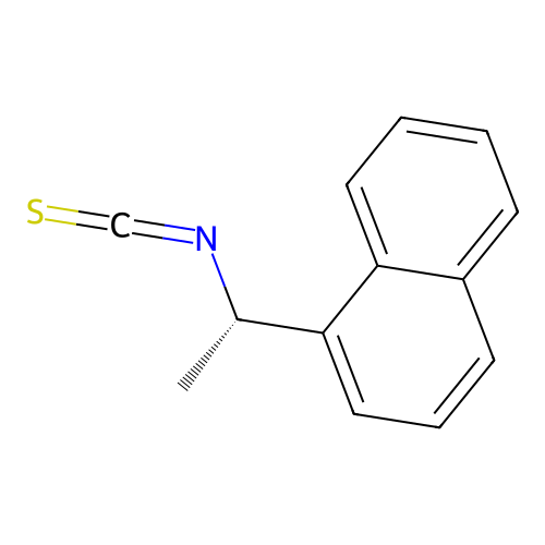 (S)-(+)-1-(1-Naphthyl)ethyl isothiocyanate structure
