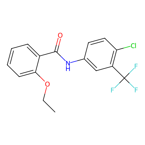 N-(4-Chloro-3-trifluoromethyl-phenyl)-2-ethoxy-benzamide structure