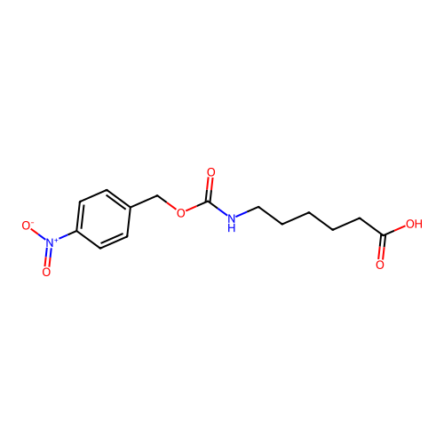 6-(4-Nitro-benzyloxycarbonylamino)-hexanoic acid structure