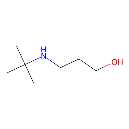 3-(Tert-butylamino)propan-1-ol structure