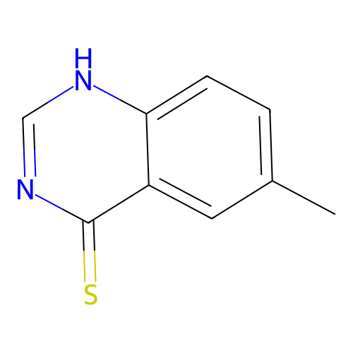 6-methyl-1H-quinazoline-4-thione structure