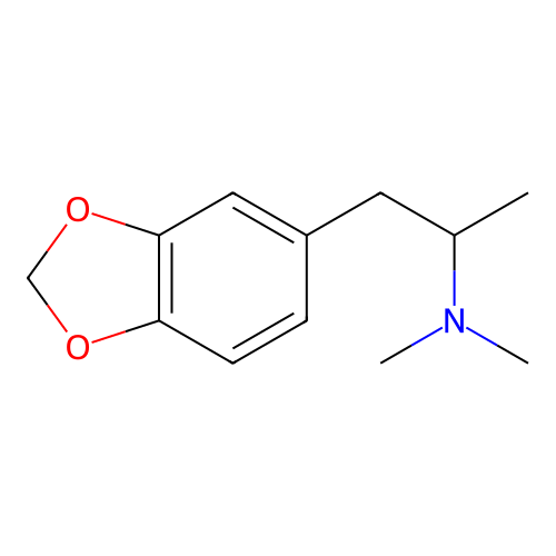 N,N-Dimethyl-3,4-methylenedioxyamphetamine structure