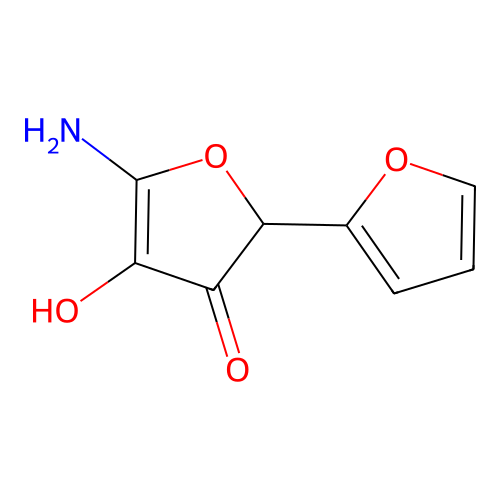 5-Amino-4-hydroxy[2,2'-bifuran]-3(2H)-one structure