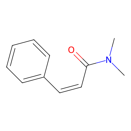 (Z)-N,N-Dimethyl-3-phenylacrylamide structure