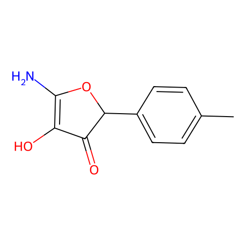 5-Amino-4-hydroxy-2-(4-methylphenyl)furan-3-one structure