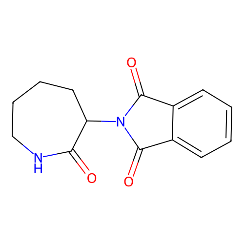 2-(2-Oxoazepan-3-yl)isoindole-1,3-dione structure