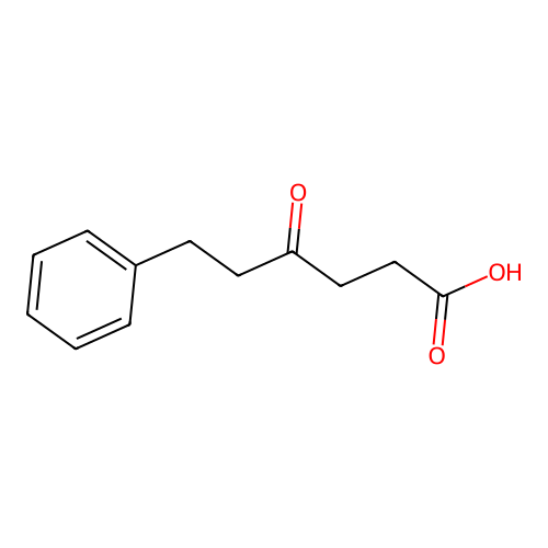 4-Oxo-6-phenylhexanoic acid structure