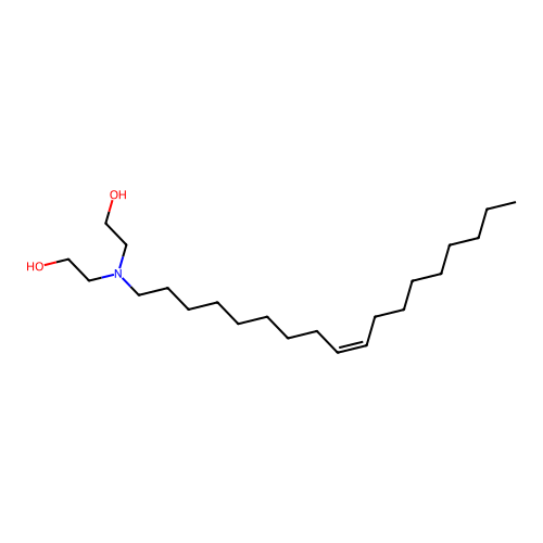 N-Oleyldiethanolamine structure