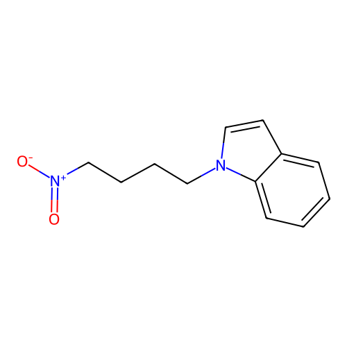 1H-Indole, 1-(4-nitrobutyl)- structure