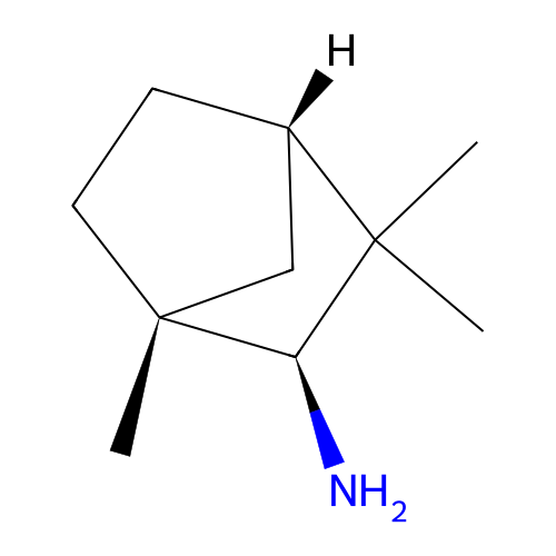 (1R,2S,4S)-1,3,3-trimethylbicyclo[2.2.1]heptan-2-amine structure