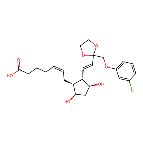 Glystrophan structure