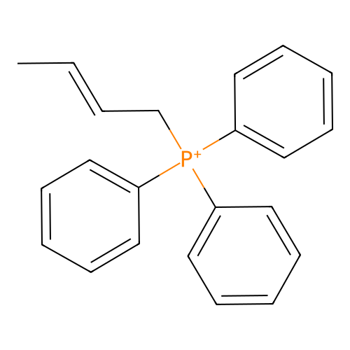 2-Butenyl(triphenyl)phosphorane structure