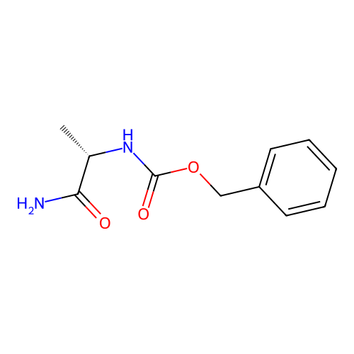 Z-Ala-NH2 structure