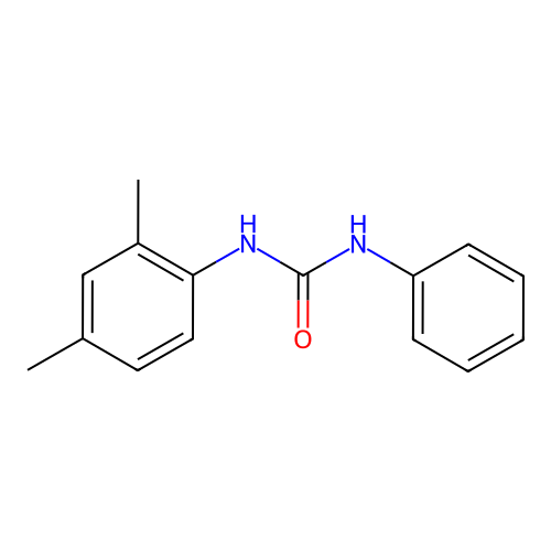 N-(2,4-dimethylphenyl)-N'-phenylurea structure