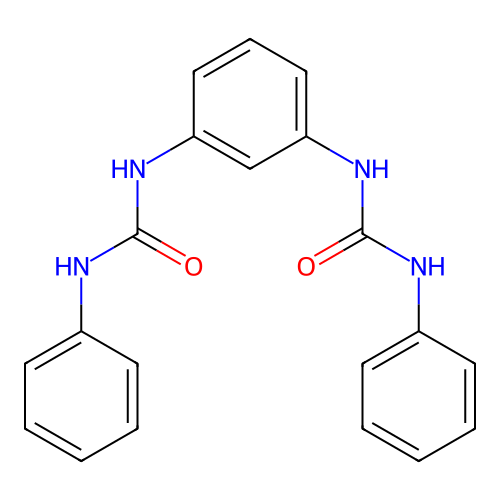 1,1'-(1,3-Phenylene)bis(3-phenylurea) structure