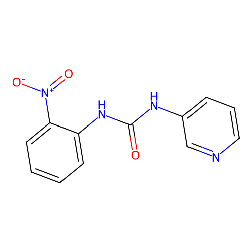 1-(2-Nitrophenyl)-3-pyridin-3-ylurea structure