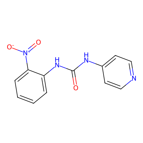 1-(2-Nitrophenyl)-3-pyridin-4-ylurea structure