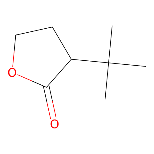 alpha-t-Butyl-gamma-butyrolactone structure