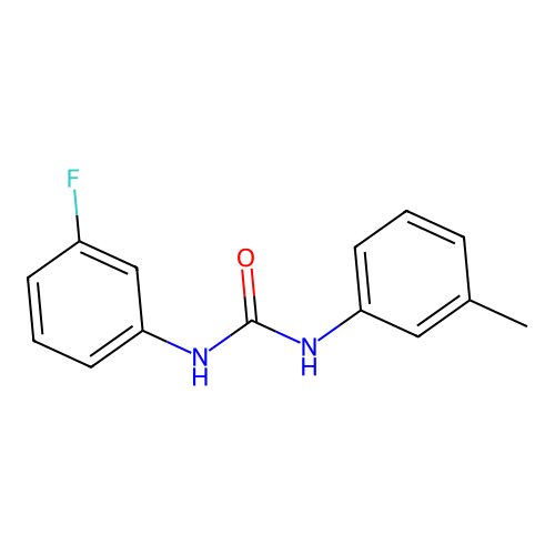 1-(3-Fluorophenyl)-3-(3-methylphenyl)urea structure