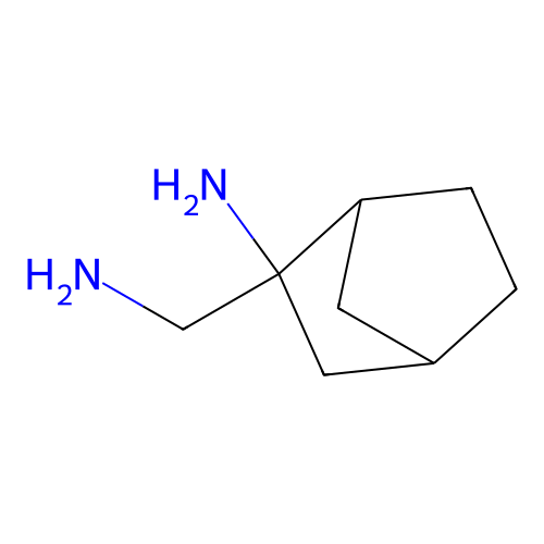 2-(Aminomethyl)bicyclo[2.2.1]heptan-2-amine structure