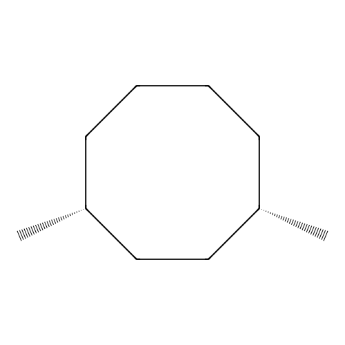 Cyclooctane, 1,4-dimethyl-, cis- structure