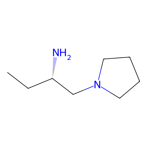 (2S)-1-pyrrolidin-1-ylbutan-2-amine structure