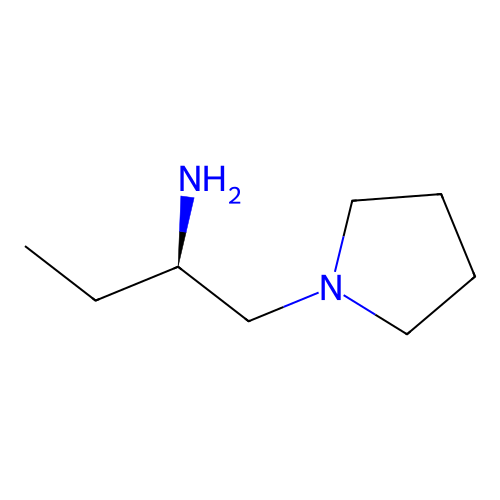 (2R)-1-pyrrolidin-1-ylbutan-2-amine structure