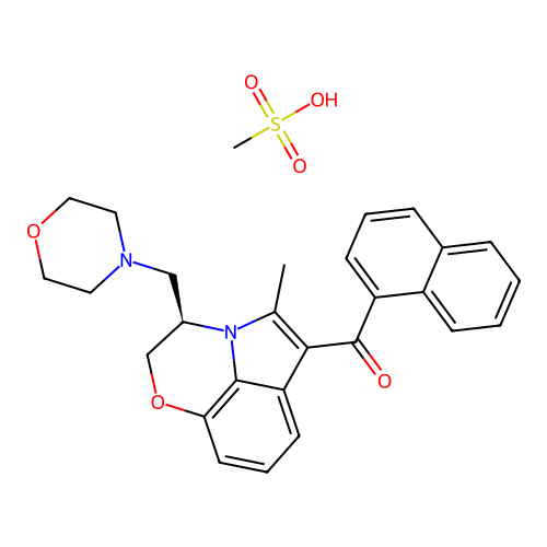 WIN-55212-2 mesylate structure