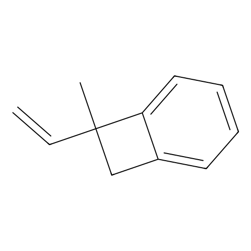 7-Ethenyl-7-methylbicyclo[4.2.0]octa-1,3,5-triene structure