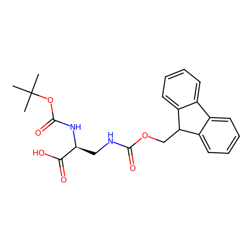 Boc-Dap(Fmoc)-OH structure