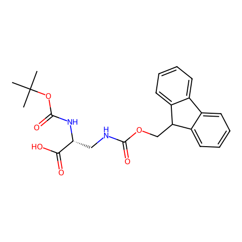 Boc-D-Dap(Fmoc)-OH structure