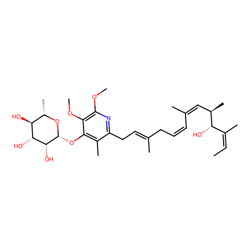 3'-Rhamnopiericidin A(1) structure