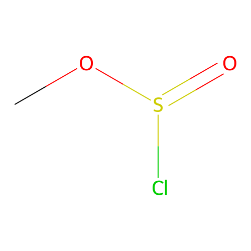 Chlorosulfurous acid, methyl ester structure