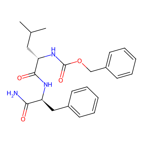 Z-Leu-phe-NH2 structure