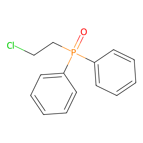 (2-Chloroethyl)(diphenyl)phosphane oxide structure