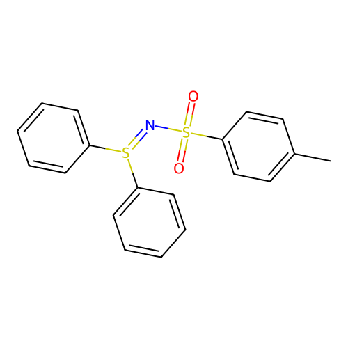 N-(Diphenyl-lambda~4~-sulfanylidene)-4-methylbenzene-1-sulfonamide structure